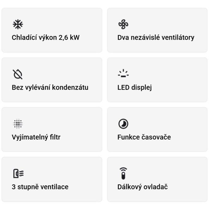 Mobilní klimatizace REMKO MKT 255 Eco