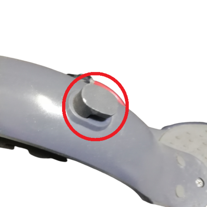 Náhradní závlačka na zadní blatník AERIUM AOVO PRO / T350 / S350 Náhradní závlačka na zadní blatník AERIUM AOVO PRO / T350 / S350