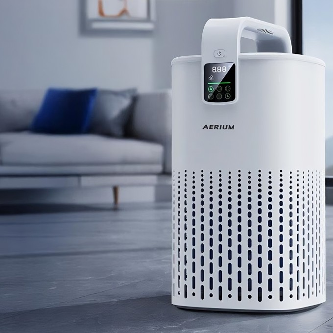 Čistička vzduchu AERIUM PureSteel Q3 HEPA Wi-Fi - rozbaleno