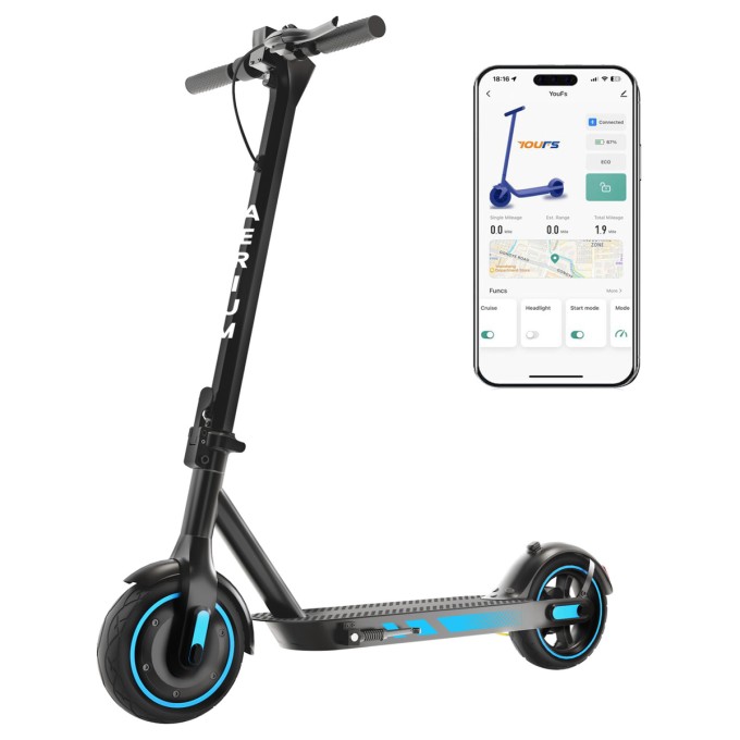 Elektrokoloběžka AERIUM MaxRide T500 modrá Elektrokoloběžka AERIUM MaxRide T500 modrá