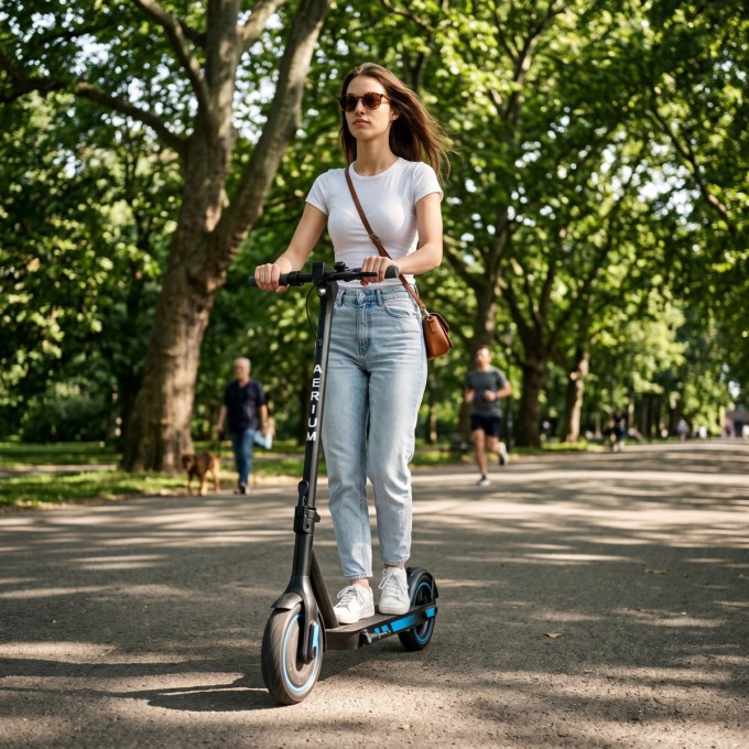 Elektrokoloběžka AERIUM MaxRide T500 modrá Elektrokoloběžka AERIUM MaxRide T500 modrá