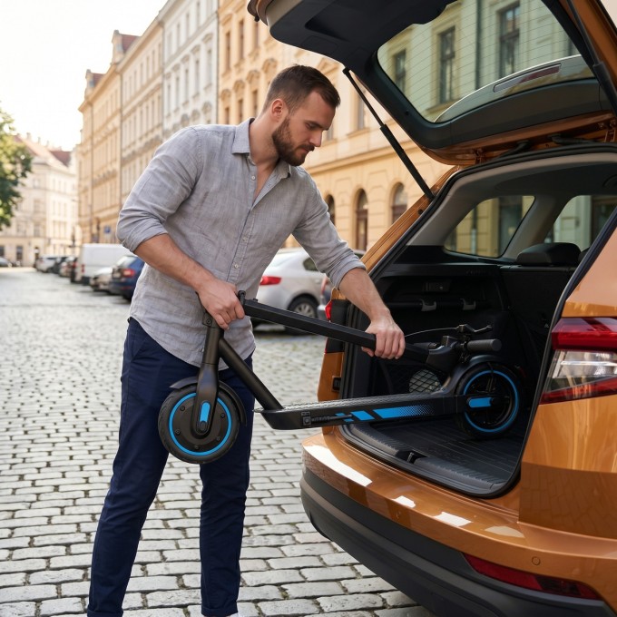 Elektrokoloběžka AERIUM MaxRide T500 modrá Elektrokoloběžka AERIUM MaxRide T500 modrá