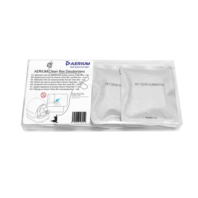 AERIUM Clean Box Deodorizers - náhradní vůně - 4 ks