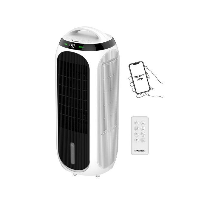 Ochlazovač vzduchu, čistička vzduchu, zvlhčovač a ventilátor AERIUM TotalCare 4in1 H13WIFI Ochlazovač vzduchu, čistička vzduchu, zvlhčovač a ventilátor AERIUM TotalCare 4in1 H13WIFI